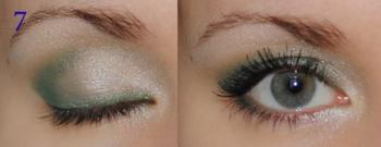 Дневной макияж глаз в зеленых тонах